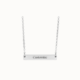 Bar Necklace | Custom Engraved | Personalized Engraving