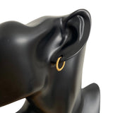 Gold Twist Huggie