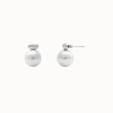 Glass Pearl Stud Earrings