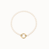 Pearl Charm Keeper Bracelet
