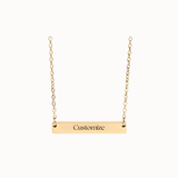 Bar Necklace | Custom Engraved | Personalized Engraving