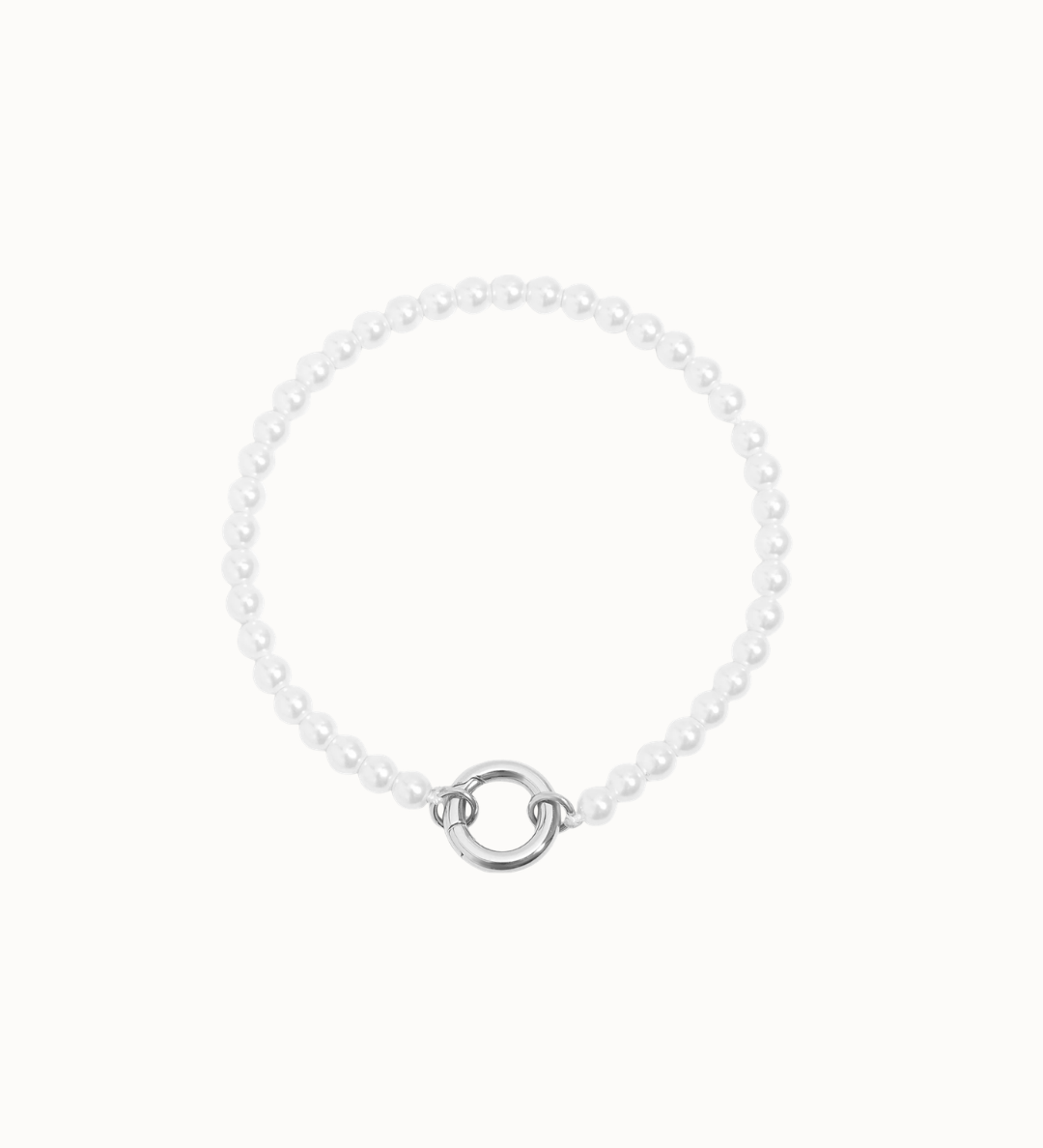 Pearl Charm Keeper Bracelet