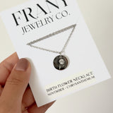 Birth Flower Necklace
