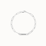 1 Bar Link Bracelet | Custom Engraved | Personalized Engraving