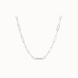 1 Bar Link Necklace | Custom Engraved | Personalized Engraving
