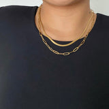 3mm Herringbone Necklace