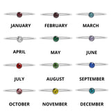 Silver Birthstone Ring